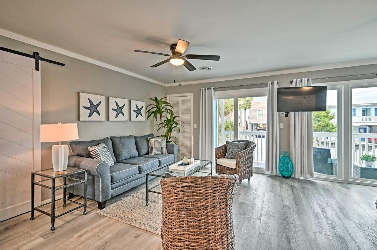 Surfside Beach Couples Retreat With Balcony! Myrtle Beach Bagian luar foto