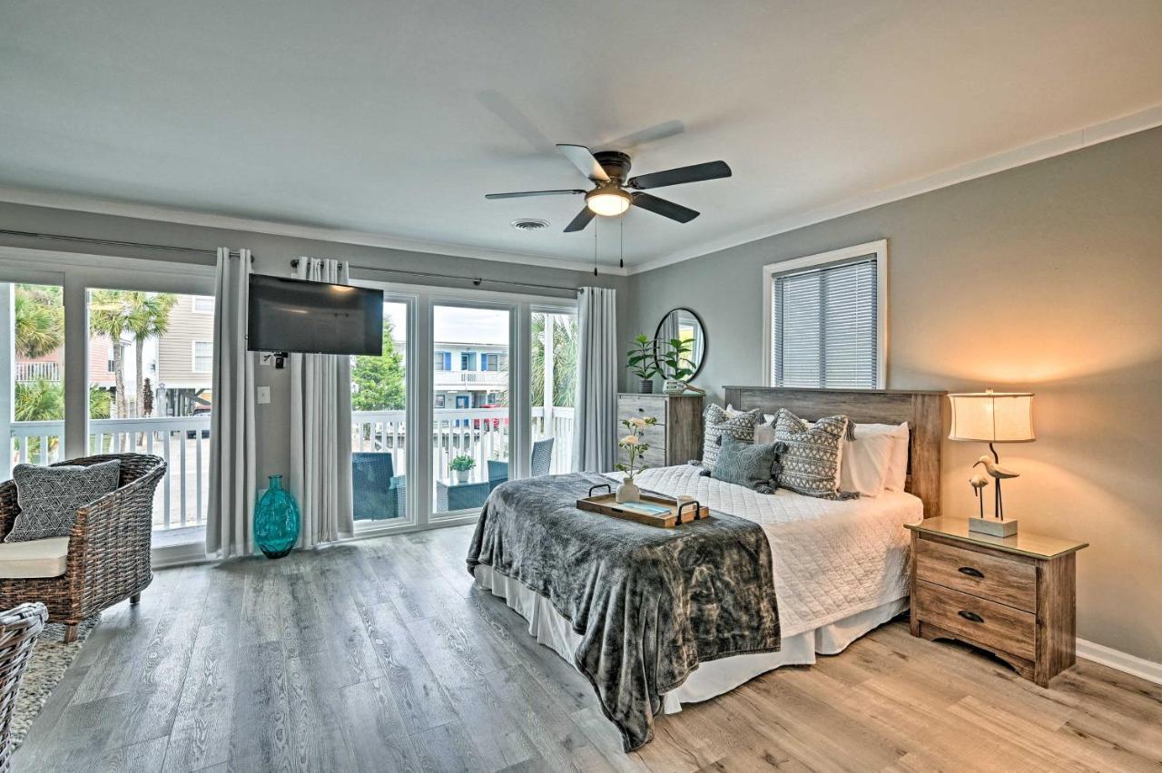 Surfside Beach Couples Retreat With Balcony! Myrtle Beach Bagian luar foto