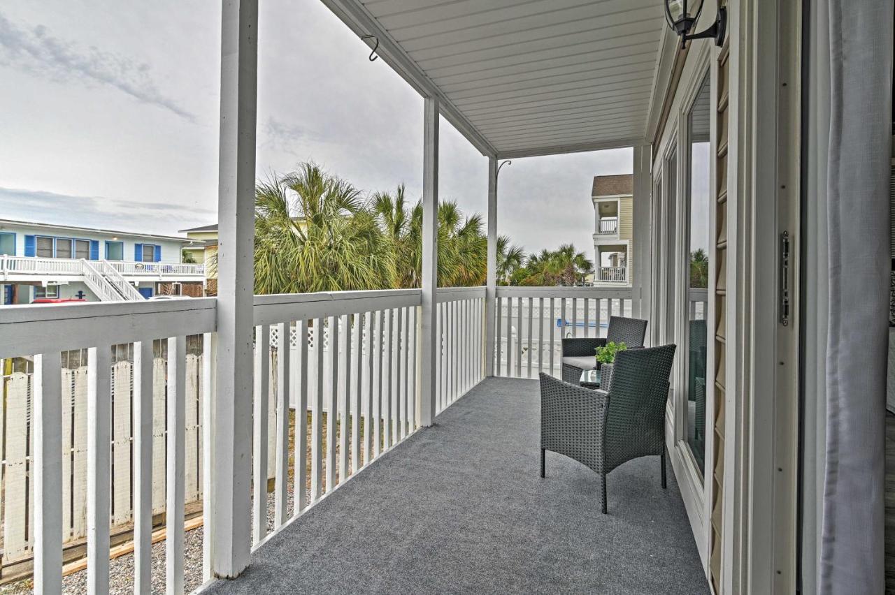 Surfside Beach Couples Retreat With Balcony! Myrtle Beach Bagian luar foto