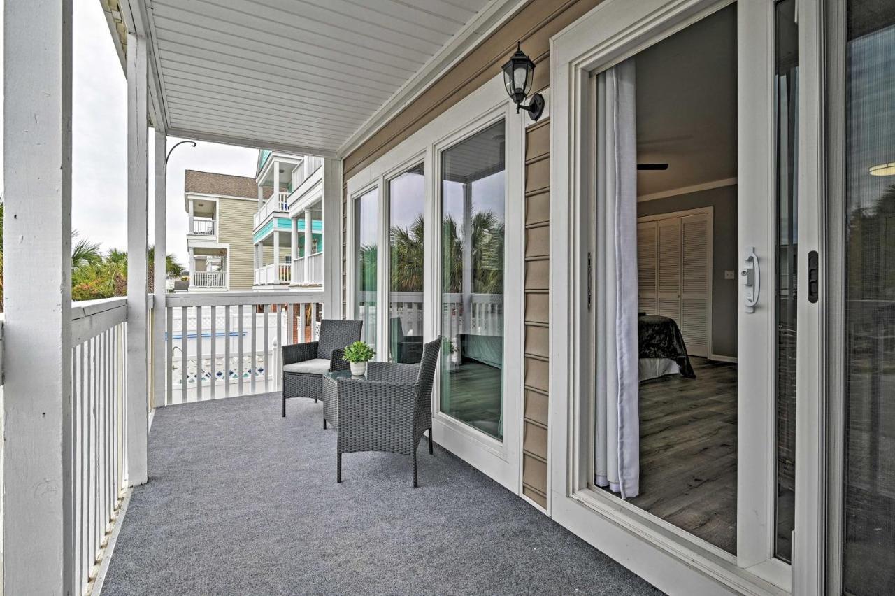 Surfside Beach Couples Retreat With Balcony! Myrtle Beach Bagian luar foto